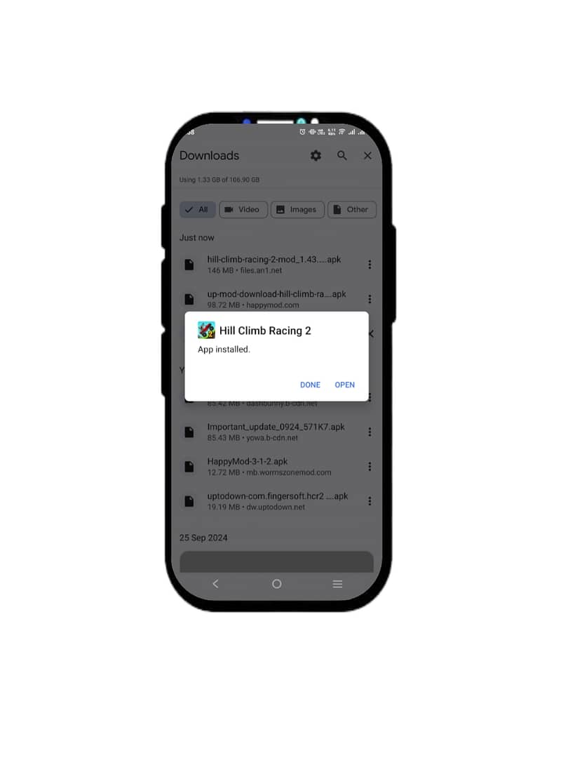 hill climb racing mod apk open now